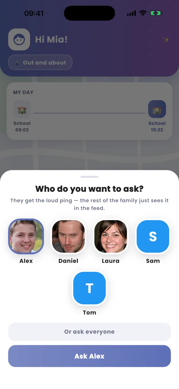 "Come get me": choose who